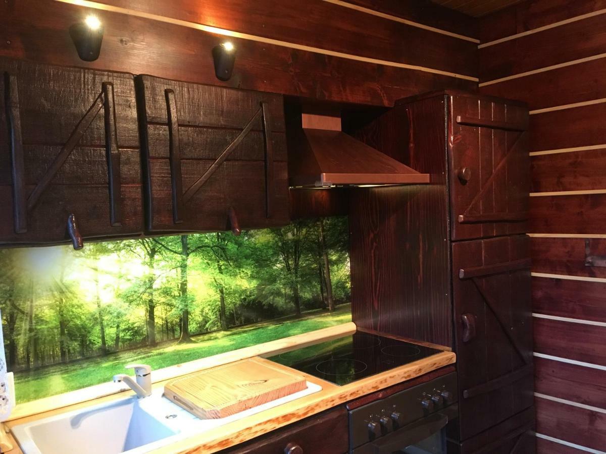 Holzhaus Trollbluemchen Am Wald Und See Neuruppin Eksteriør bilde